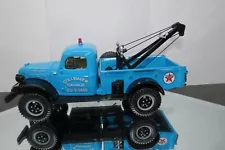 FIRST GEAR 19-2638 TEXACO STILLWATER 1946 DODGE POWER WAGON TOW TRUCK WRECKER!