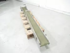 Flat Belt Conveyor 6in wide x 73in long x 4 3/4in height (USED TESTED)