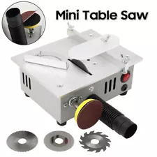 Mini Table Saw Woodworking Micro Precision Bench Saw Cutting Multifunction Hobby