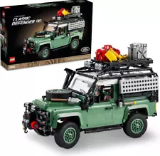 LEGO Icons Land Rover Classic Defender 90 10317 Model Car Building Set for Adult