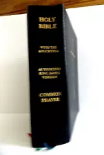 2006, BOOK OF COMMON PRAYER, HOLY BIBLE WITH TH APOCRYPHA, AUTHORIZED KING JAMES