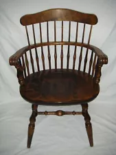 Vintage Nichols & Stone Co. Colonial Windsor Spindle Arm Chair