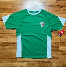 Mexico Soccer Jersey by Icon Sports - M - Green/Red NWT MEX101PF (Small Stain)