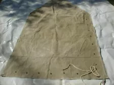 US ARMY- : - 1942 WWII -- 1/2 airborne Shelter half Tent dated 1942 -'used'.