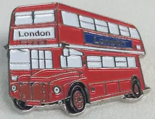 Double Decker Bus - Iconic London Transportation - UK Imported Enamel Pin