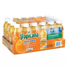 Tropicana Orange Juice, 10 Ounce Bottles (Pack of 24)