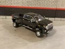 2022 GMC Sierra 3500 Dually Lifted 4x4 Truck 1/64 Diecast Custom Duramax Diesel