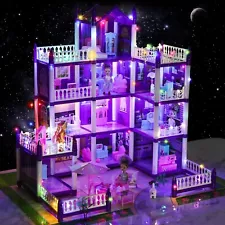 *NEW* Barbie Dreamhouse, 4-Story Rooms Doll House with Dolls Toy Figures