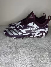 Adidas Adizero 5-Star 7.0 Camo Red White Football Cleats Men's Size 9.5 (DB0626)