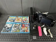 Nintendo Wii U Deluxe WUP-101(02) 32GB - Game Console Bundle w/ 6 Games