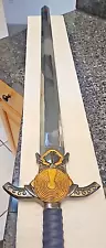 RARE VINTAGE FANTASY43" MEDIEVAL SWORD/34"BLADE & 9" HILT