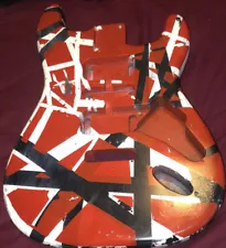 Eddie Van Halen Custom Painted Frankenstrat Stripped Reliced Body Project EVH ð¸