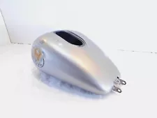 2004-2009 Harley Davidson Dyna Super Glide Silver Fuel Gas Petrol Tank - Dents (For: 2009 Harley-Davidson)