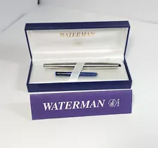 Waterman Hemisphere Fountain Pen Steel Chrome For Dhl