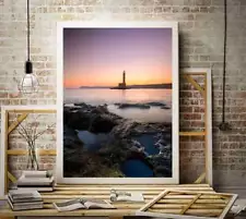 Cretes Venetian Lighthouse Print | Seascape Photography for Sale, Chania