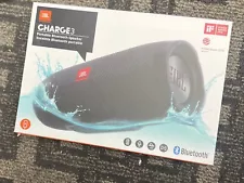 JBL Waterproof Bluetooth Wireless Portable Speaker CHARGE 3 Black-NEW SEALED