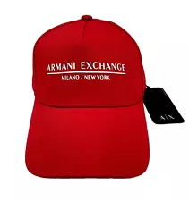 Armani Exchange Caps Hats Color Red (ORIGINAL WITH TAGS)