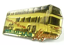 Vintage Neoplan Megaliner Bus Pin Double Decker Germany Europe Transportation