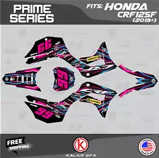 Graphics Kit for Honda CRF125F (2019-2024) CRF 125F Prime Series- Pink