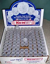 100 KOIN Nickel Coin Tubes BRAND NEW Buffalo storage