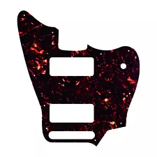 For Mexico Jaguar Blacktop P90 Humbucker Pickguard P90 route, Brown Tortoise