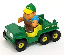 RC2 John Deere 6 Wheel Gator with Dump Bed & Farmer 5”x 3” Toddler Play