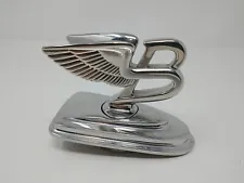 Bentley Mulsanne Flying B Drop Down Bonnet Mascot Hood Ornament 3Y0853617 OEM