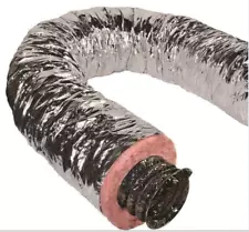 16" Silver Flex Quietflex Insulated Flexible Duct R8 25'