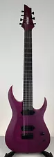 Schecter John Browne Tao 7-String Electric Solidbody Guitar, Satin Trans Purple