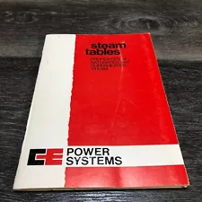 1967 Steam Tables CE Power Systems Combustion Engineering Paperback Book