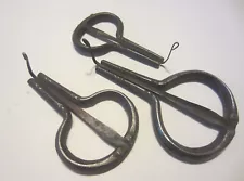 THREE Different Size Vintage Metal Jews Harp Jaw Harp Mouth Harp from England