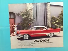 1957 DE SOTO "FIREFLITE FIREDOME FIRESWEEP" Car Dealer Sales Brochure