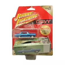 Johnny Lightning 1965 Chevy II Nova with Storage Tin Diecast 1:64 Pro Collector