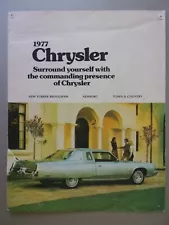 CHRYSLER NEW YORKER NEWPORT TOWN & COUNTRY orig 1977 Sales Brochure for Canada