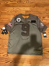 NIKE NFL NEW ORLEANS SAINTS DREW BREES SALUTE TO SERVICE FOOTBALL JERSEY - XL