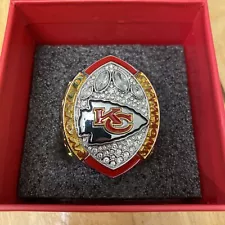 2024 KC KANSAS CITY CHIEFS SEASON TICKET GIFT STM SUPER BOWL RING PAPERWEIGHT