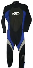 X20 3x2 Wetsuit Swim Dive Skin Cobalt/Black Size Large GUC women/men? Length 50"