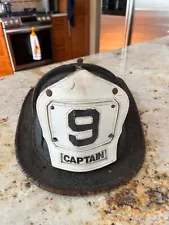 FDNY , leather,carns bros firefighters helmet ,antique,price firm ,