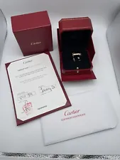 CARTIER TRINITY CUSHION RING 18K Rose Yellow White Gold Medium Model