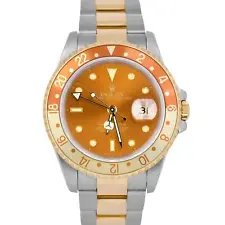 MINT 2022 RSC Rolex GMT-Master II ROOT BEER Brown Two-Tone 18K Gold 40mm 16713