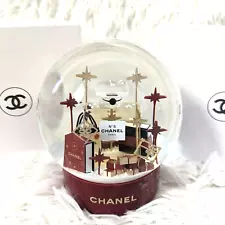 CHANEL N°5 Crystal Snow Globe Dome Rare VIP Gift Box Not for Sale Christmas