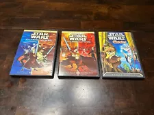 Star Wars Clone Wars Volume 1 and 2 DVD + Star Wars Animated Adventures Ewoks