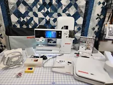 Bernina 880 Sewing/Quilting/Embroidery Machine! Professionally Serviced! SDT Mod