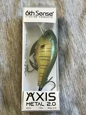 6th Sense Axis Metal 2.0 Crankbait 1/2oz 2 1/2" Spring Bluegill