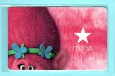 MACY'S Princess Poppy / Trolls ( 2016 ) Gift Card ( $0 )