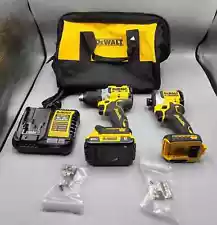 Hot Sales DEWALT 20V DRILL SET 1/4" IMPACT DRILL DCF850 1/2" DRILL DCD800