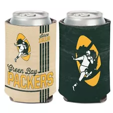 GREEN BAY PACKERS SINCE 1919 RETRO LOGO KADDY KOOZIE CAN HOLDER NEW WINCRAFT