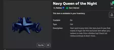 Roblox Rainbow Barf Face + Navy Queen of the night + Headless , Valk 1m+ Account