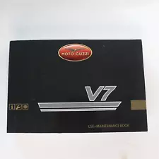 Genuine 2014 Moto Guzzi V7 Owners & Maintenance Book, IT, FR, DE, NL, ES, EN