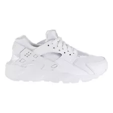 Nike Huarache Run Big Kid's Running Shoes White-Platinum 654275-110